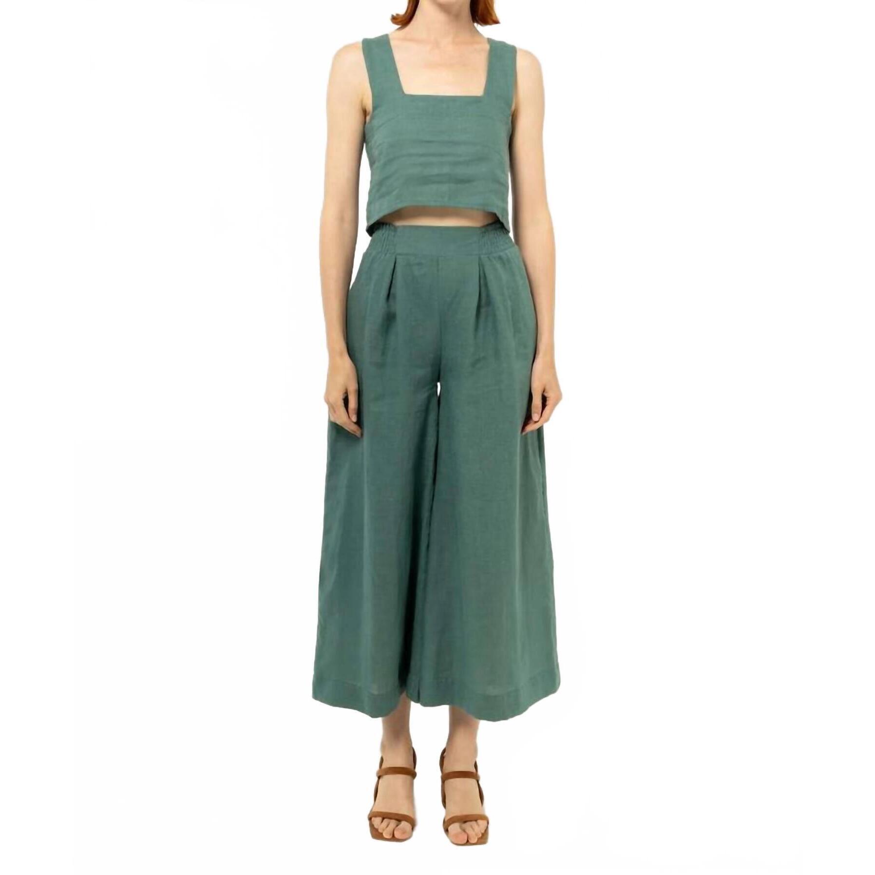 New Bel Kazan Atlas Pant In Sage